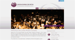 Desktop Screenshot of phoenixorchestra.org