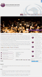 Mobile Screenshot of phoenixorchestra.org